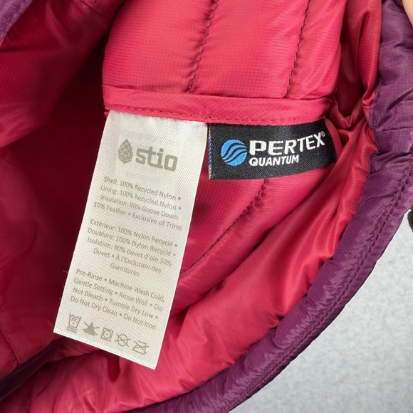 Stio Pinion Down Vest Womens XXL Purple Violet 800FP Packable Insulated Outdoor - Picture 9 of 10